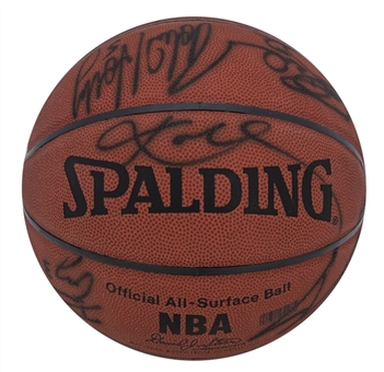 2000 Los Angeles Lakers Team Signed Basketball With 13 Signatures Including Bryant & ONeal (Fox LOA)